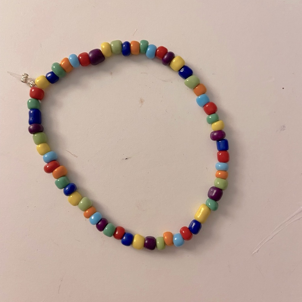 handmade mixed colors beaded bracelet